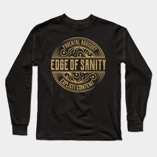 Edge of Sanity Vintage Ornament Long Sleeve T-Shirt